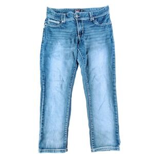 Amethyst Body Con Skinny Jeans Womens 11 Med Wash Blue Denim Stretch Ankle 25in